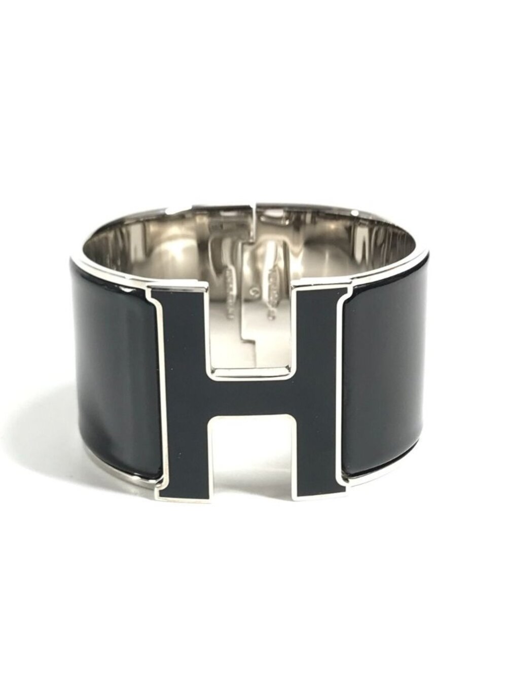 Hermes Bracelet Clic Clac H TGM Metal Black